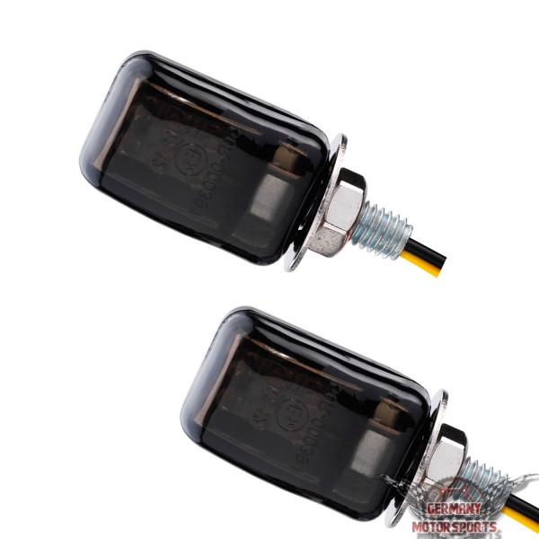 LED Blinker Pico schwarz getönt