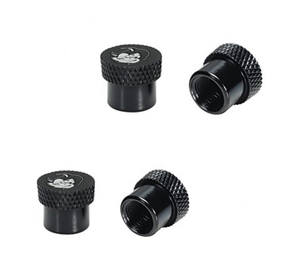 IXS Motorrad Ventil Kappen Ventilkappen Zylinder Universal Schwarz VC4