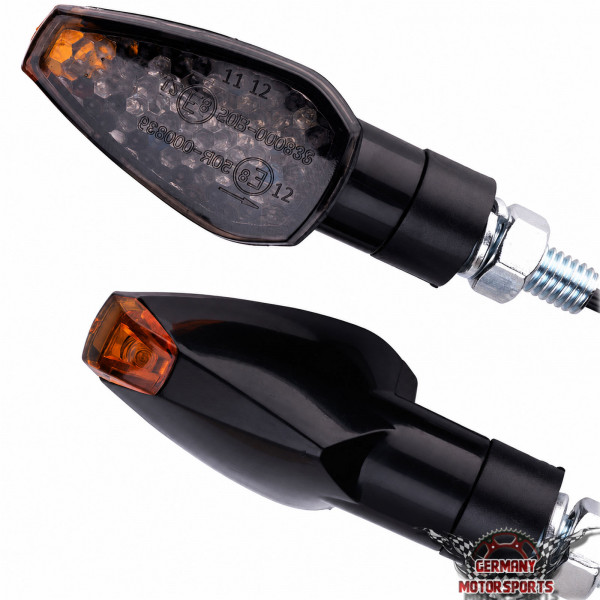 LED Blinker Peak schwarz smoke getönt