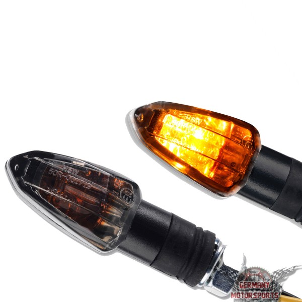 Halogen Blinker Lizzard schwarz leicht getönt