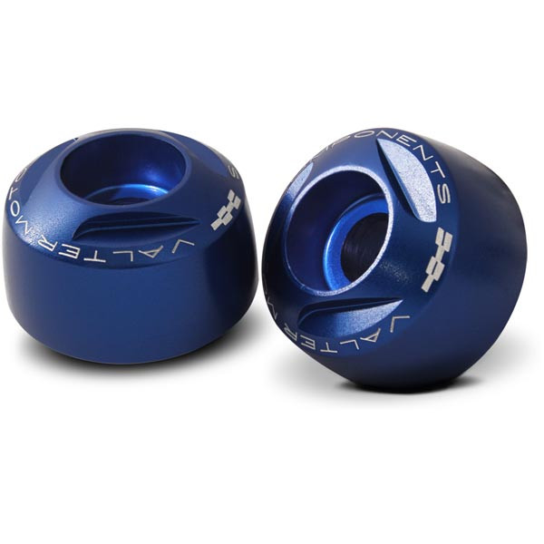 ValterMoto Motorrad Aluminium Lenkerenden Lenkergewichte Extreme blau