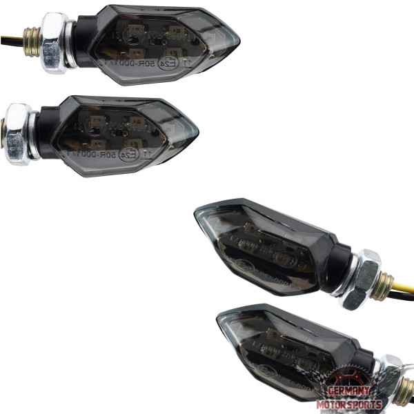 LED Blinker Tight schwarz getönt 4er Set