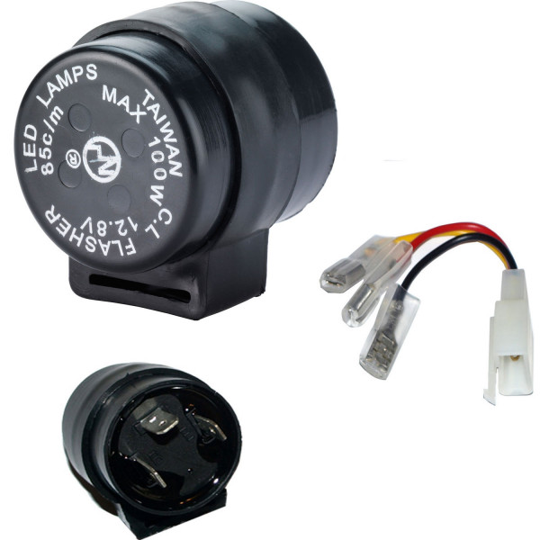 Universal Blinkrelais 3 Polig rund 1-100W R45 / R65 / R80 / R100