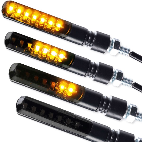 LED Blinker Sequentiell Blade schwarz getönt 4er Set
