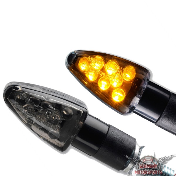 LED Blinker Wizzard schwarz getönt