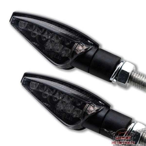 LED Blinker Toledo schwarz getönt