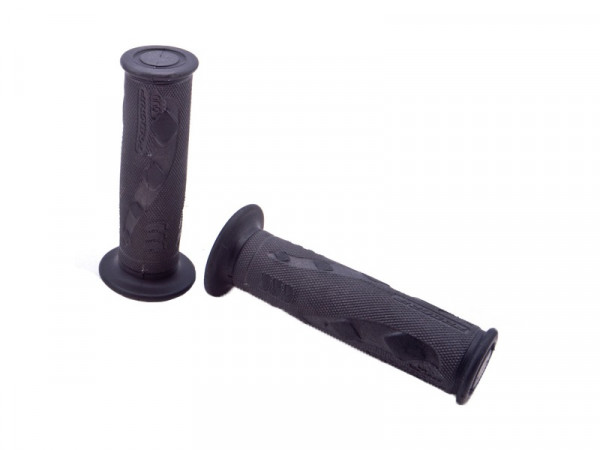 Progrip 600 Motorrad Roller Lenker Gummi Griffe Ø 22 Ø 25mm Schwarz Titan