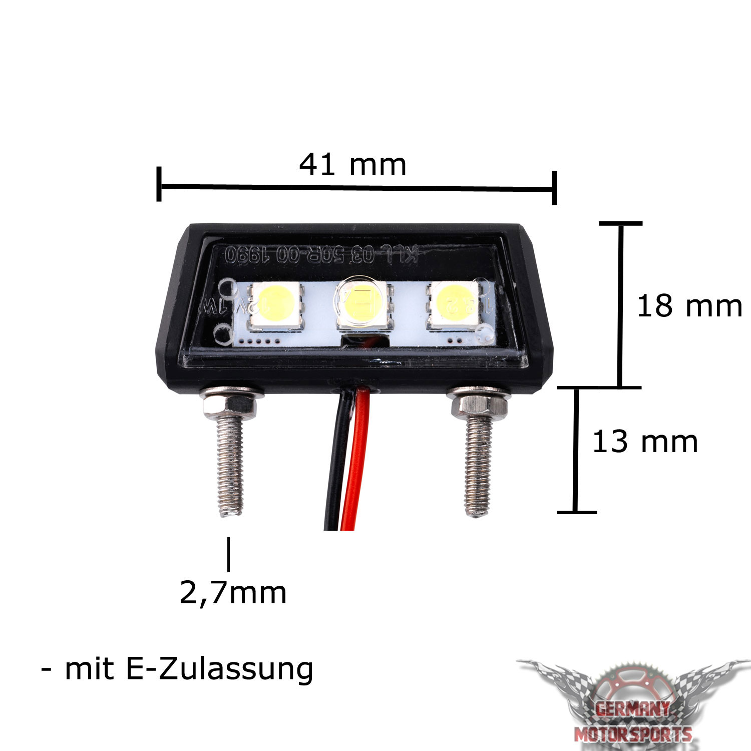 LED Kennzeichen Beleuchtung X3 | Kennzeichenbeleuchtung | GERMANY ...