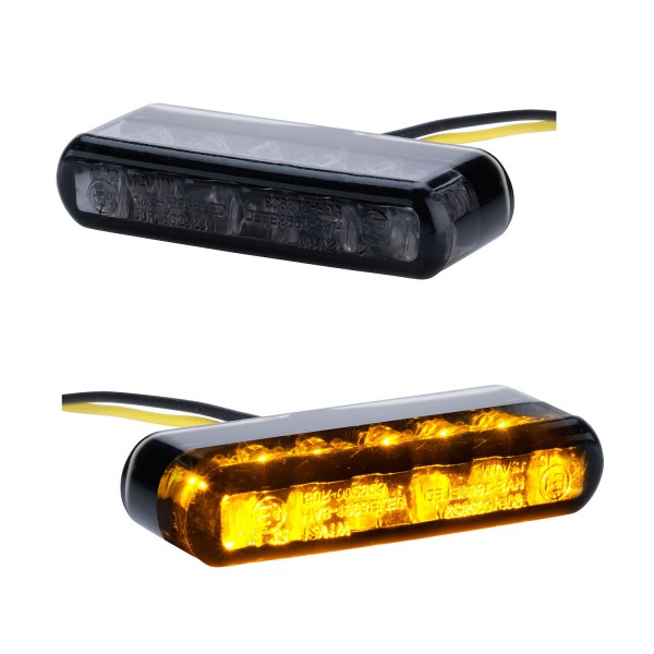 LED Blinker Shorty schwarz getönt