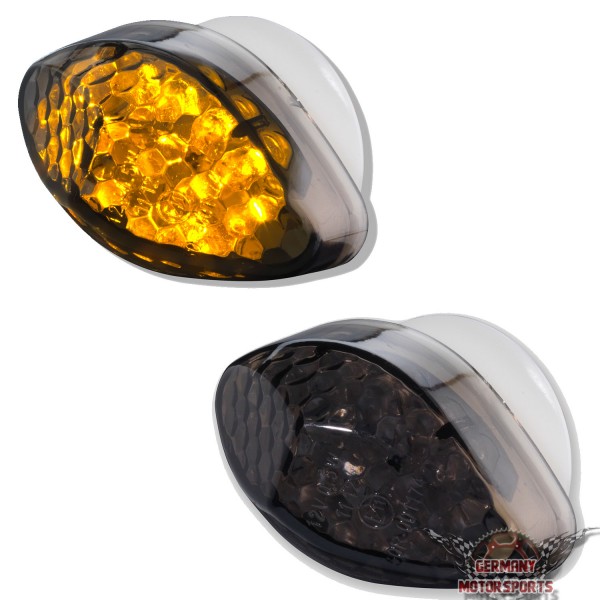 LED Verkleidungsblinker Honda schwarz getönt