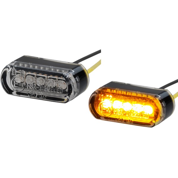 LED Blinker Micro Stripe leicht getönt