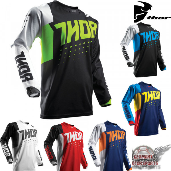 Motocross Shirt Jersey Trikot Thor Pulse Aktiv Enduro Offroad Quad MX SX
