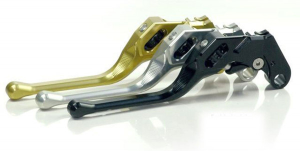 Gilles Motorrad Bremshebel XTL Gold Lang passend für Kawasaki Suzuki Triumph