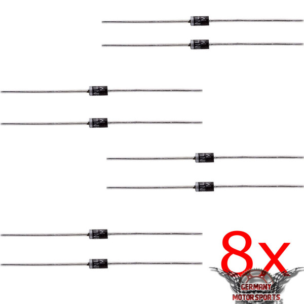 8 x LED Blinker Sperrdioden für Kontrollleuchte 4 Paar