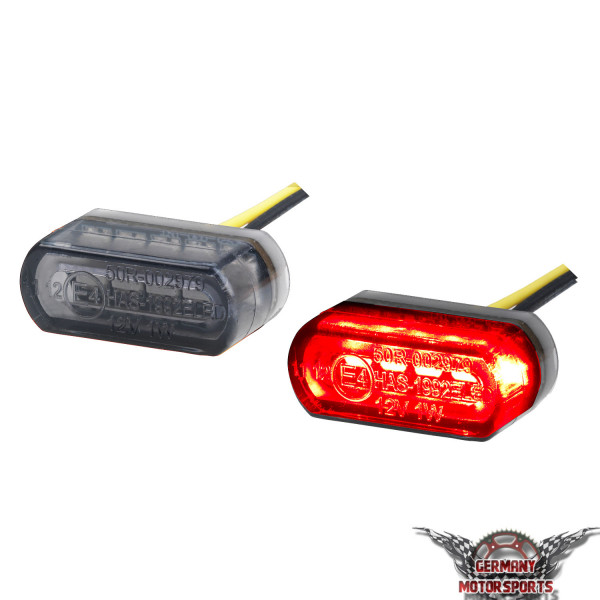 3in1 LED Rücklicht Blinker Micro Stripe leicht getönt | 3in1 Blinker ...