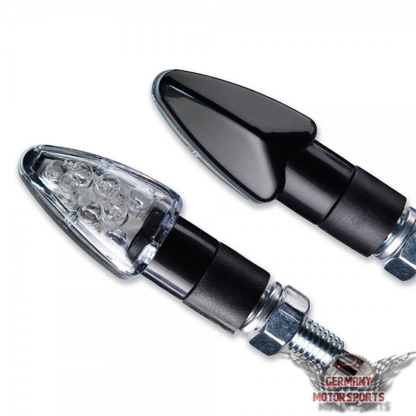 LED Blinker Wizzard schwarz klar