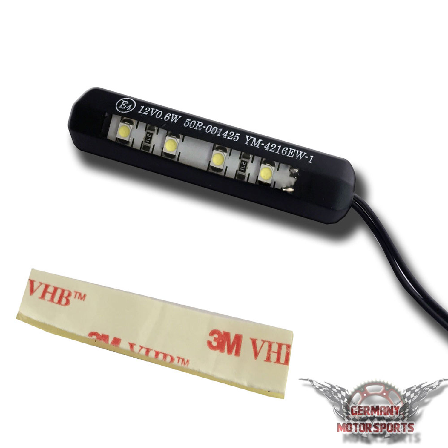 LED Kennzeichen Beleuchtung Motorrad Nummernschild Roller