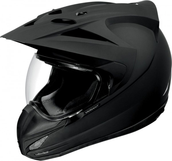 Icon Variant Motorrad Helm schwarz matt XS