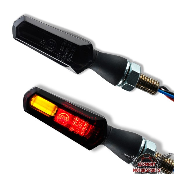 3in1 LED Rücklicht Blinker COB Dark schwarz getönt