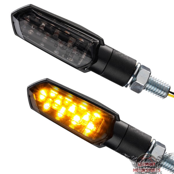 LED Blinker Spear schwarz getönt