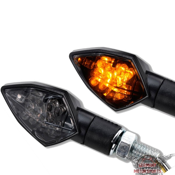 LED Blinker Rock schwarz getönt