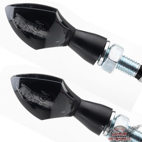 LED Blinker Spade schwarz getönt