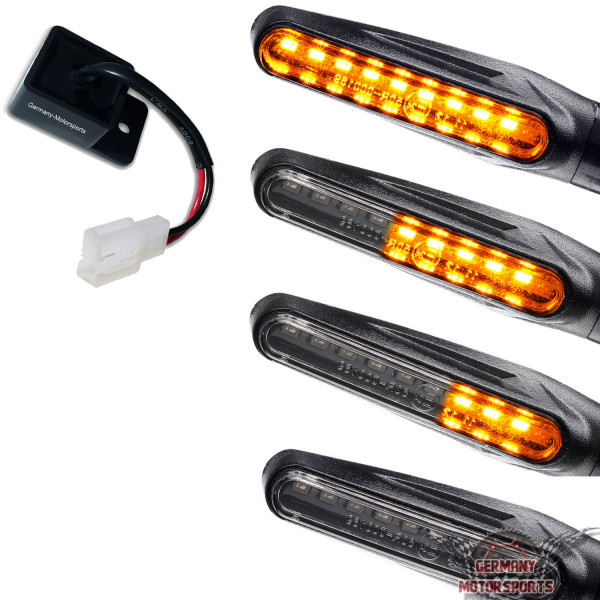 LED Blinker Maze Sequentiell 4er Set + Relais