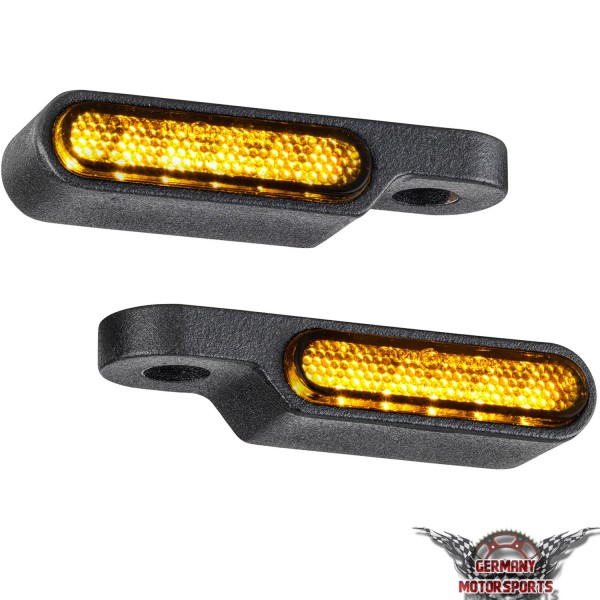 LED Blinker Custom One schwarz getönt