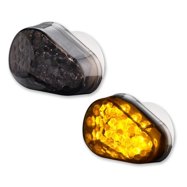 LED Verkleidungsblinker Yamaha II schwarz getönt