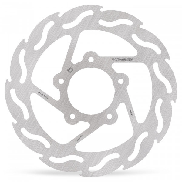 Moto-Master passend für Aprilia Derbi Gilera Piaggio Roller Scooter Bremsscheibe Flame Vorn Links